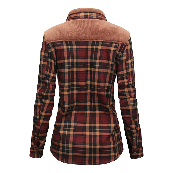 Women's Flannel Jacket – Flanellen Stijl met Functionele Klasse
