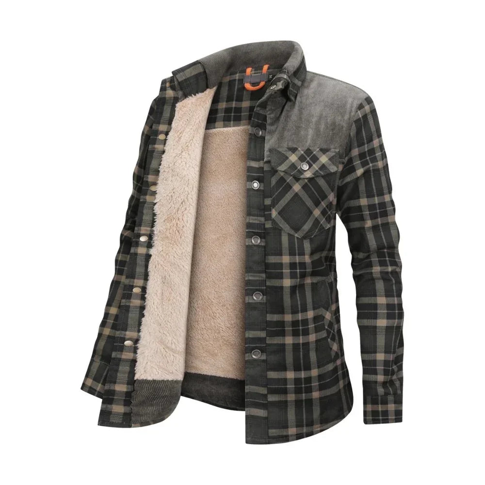 Women's Flannel Jacket – Flanellen Stijl met Functionele Klasse