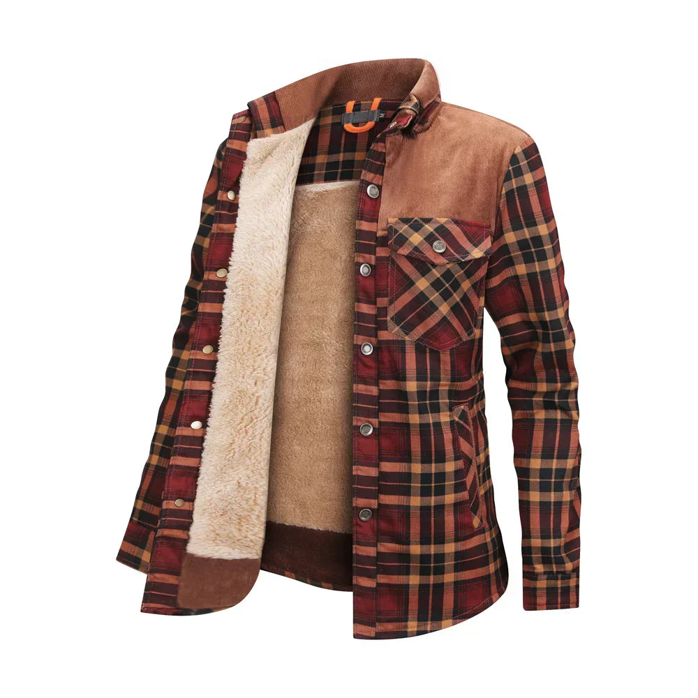 Women's Flannel Jacket – Flanellen Stijl met Functionele Klasse