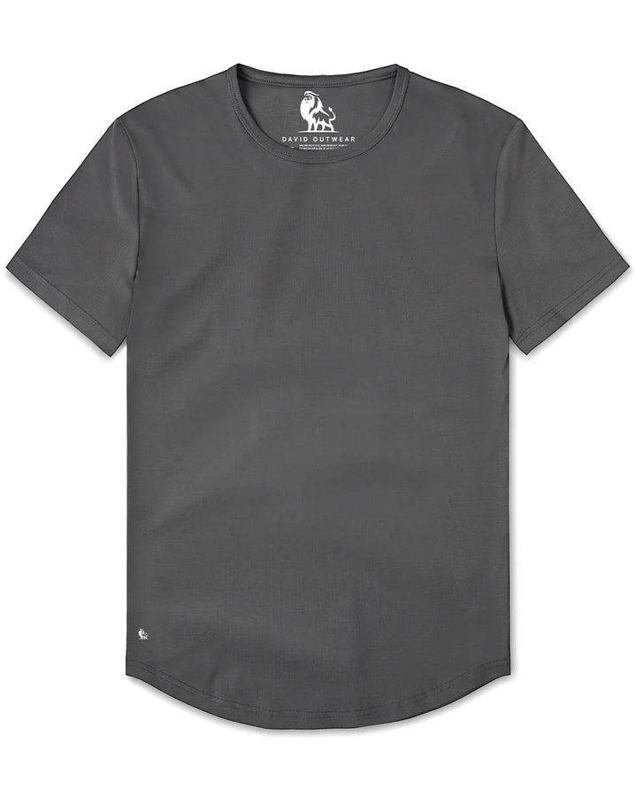 Mercer Heren T-shirt – Modern Slim Fit Shirt van Duurzame SIVOR Blend met Gebogen Zoom