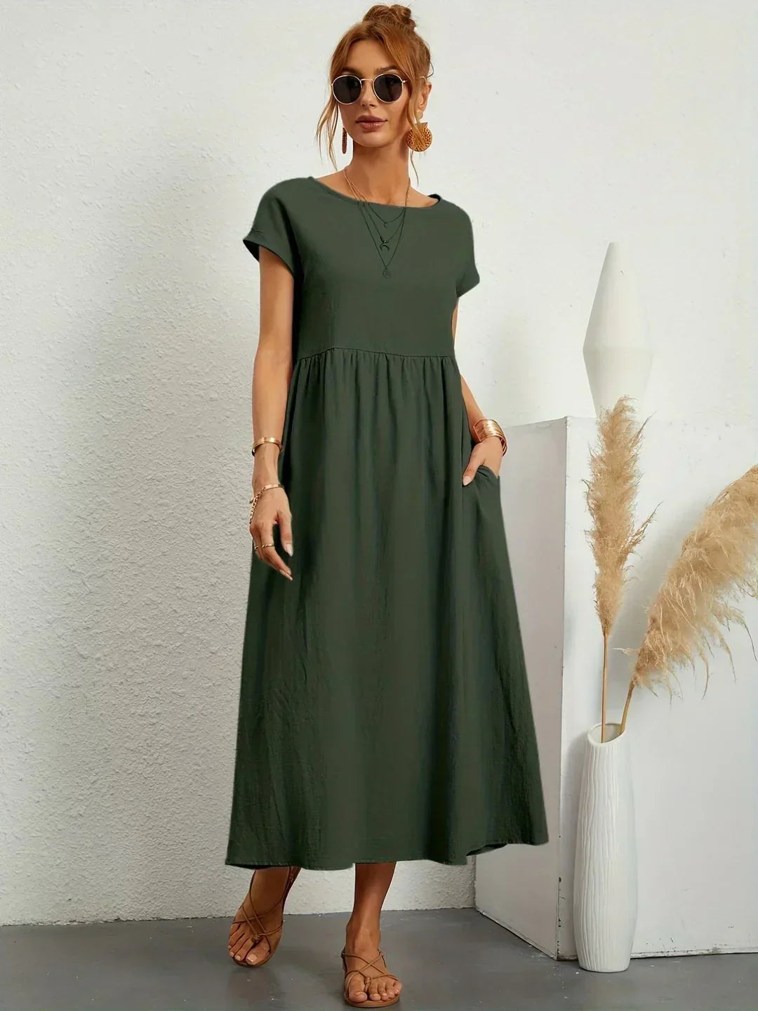 Élise | Robe Légère en Coton avec Poches