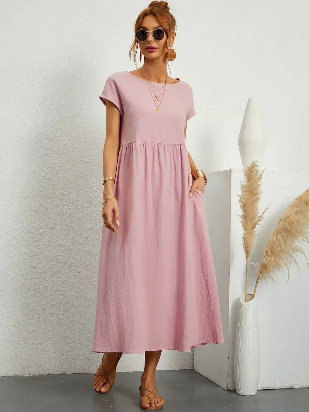Élise | Robe Légère en Coton avec Poches
