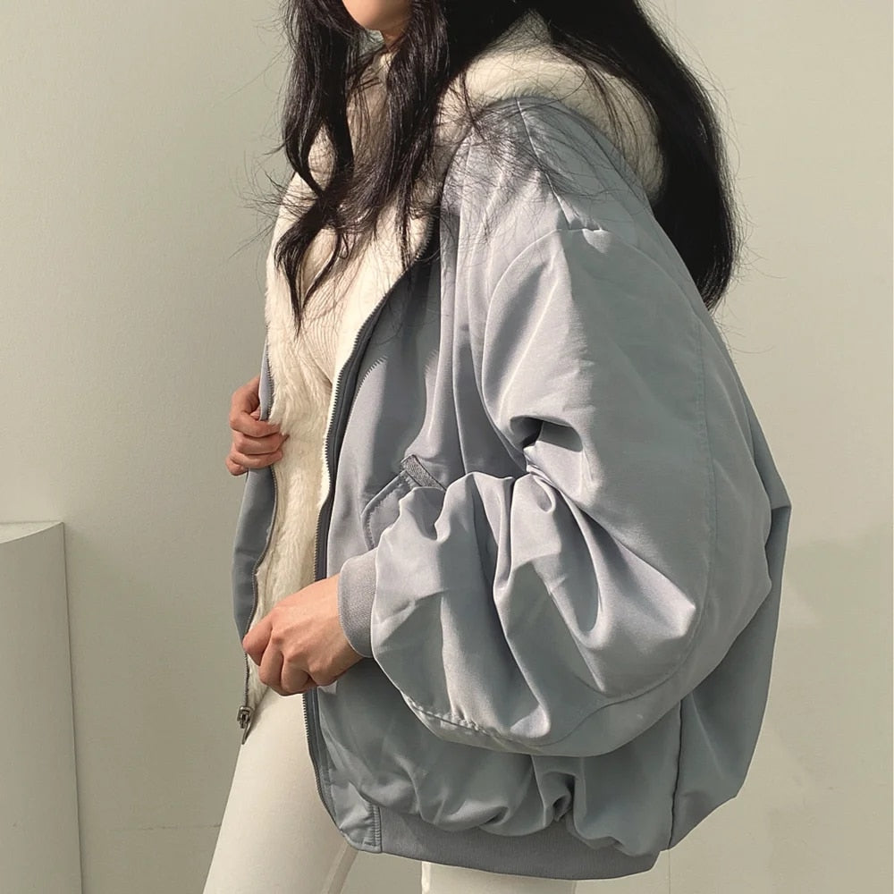 Molly Warme Winterjas – Lange Gewatteerde Jas met Capuchon voor Dames