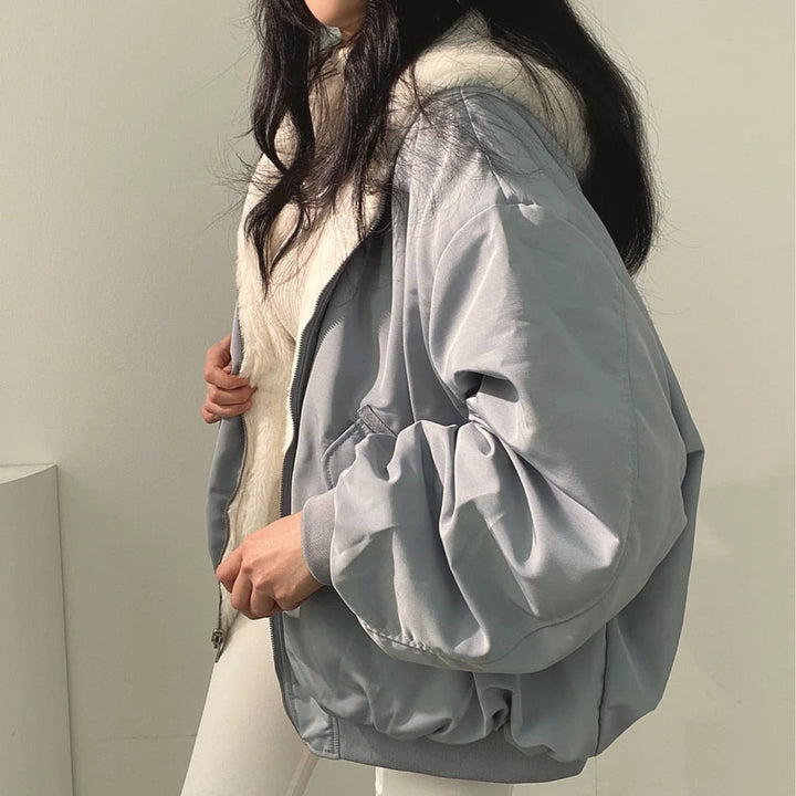 Molly Warme Winterjas – Lange Gewatteerde Jas met Capuchon voor Dames