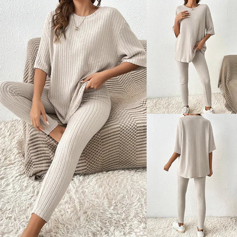 Gabriella Dames Set – Elegante Tweedelige Set met Zachte, Ademende Stoffen