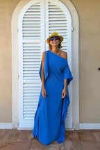 Calyra | Robe Caftan Fluide Asymétrique