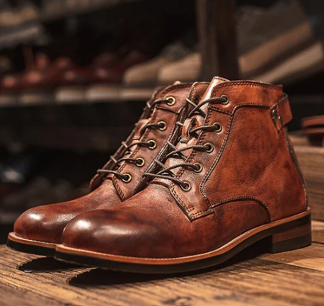 Malrik Leren Boots – Duurzame Comfortabele Heren Boots met Zachte Binnenzool