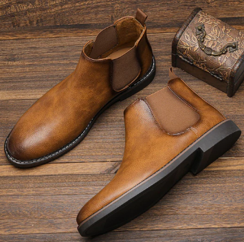 Corvin Chelsea Boots – Stijlvolle Leren Herenlaarzen met Comfortabele Pasvorm