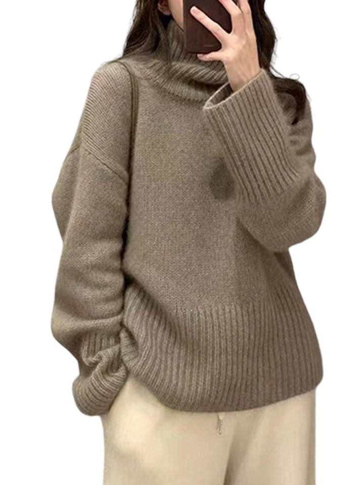 Brigette dames trui – warme wintertrui met relaxte pasvorm en stijlvol design