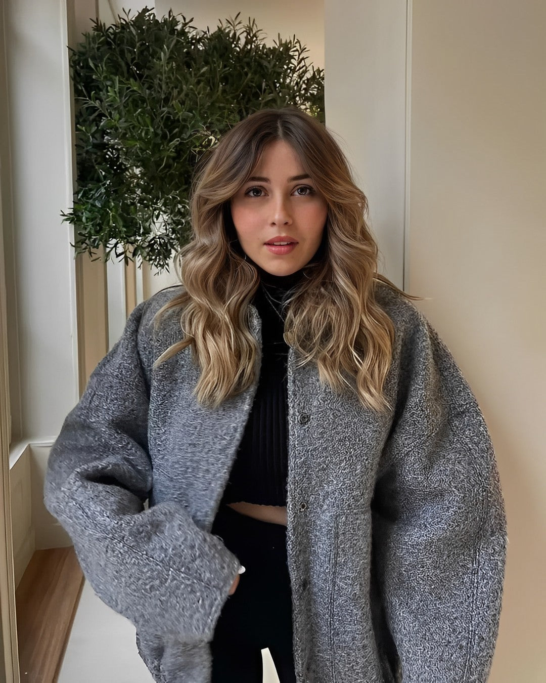 Naya Oversized Bomberjack – Lichtgewicht Warmte met Moderne Uitstraling