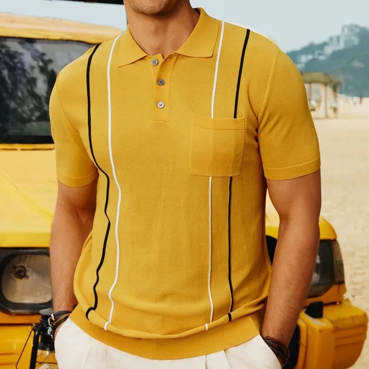 Bobby – Etnisch Bedrukt Poloshirt voor Heren