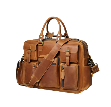 Cedric Leren Laptoptas – Elegante Business Tas van Volnerfleer