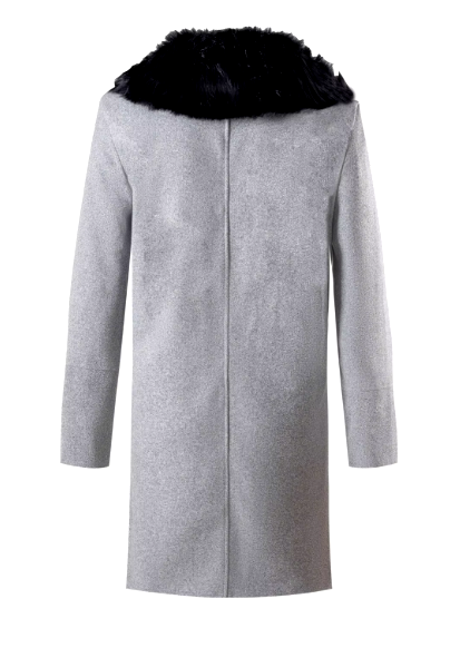 Dorian Herenmantel – Elegante Winterjas met Dubbele Knopenrij en Brede Revers