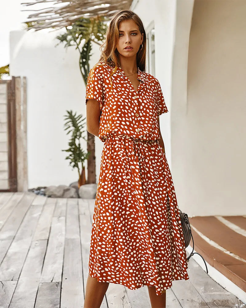 Soléane | Robe Longue Fleurie Fluide