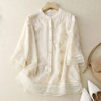 Anaïs | Blouse Brodée Élégante