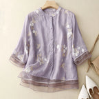 Anaïs | Blouse Brodée Élégante