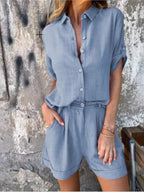 Maéline | Ensemble Short Fluide et Raffiné