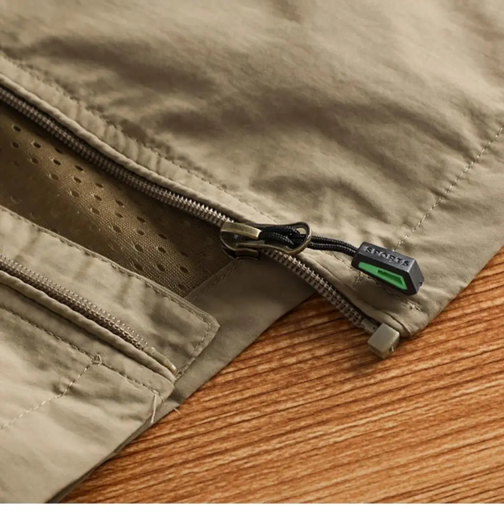 Justin outdoor windbreaker voor heren – lichtgewicht zomerjack met waterafstotende stof en verstelbare pasvorm