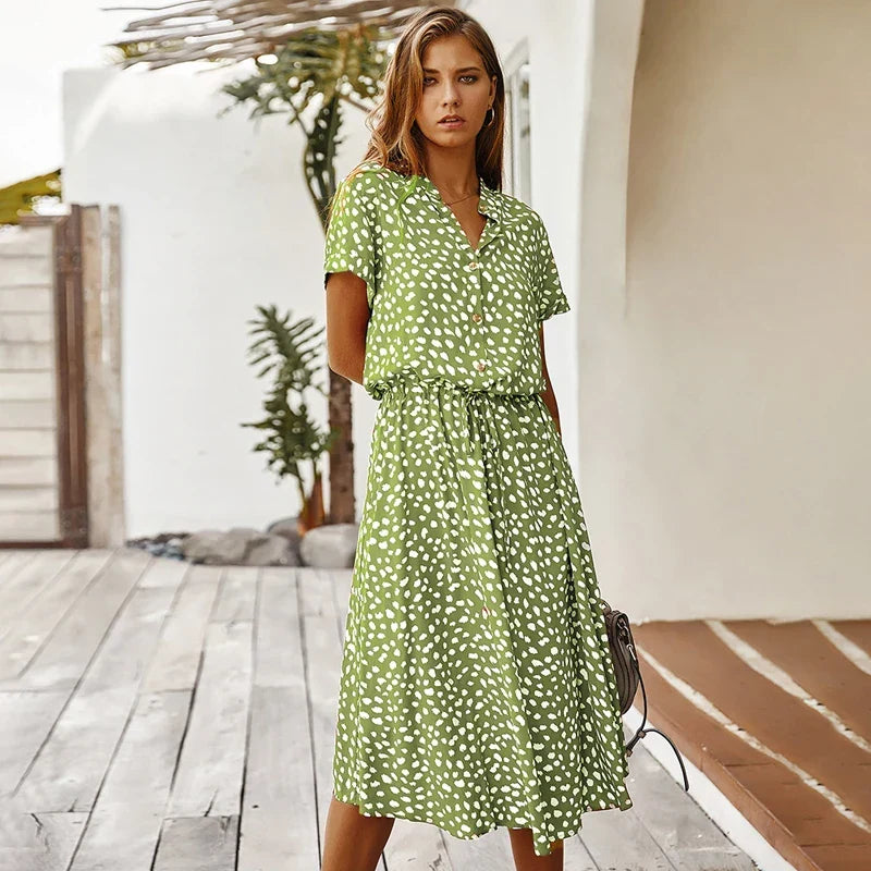Soléane | Robe Longue Fleurie Fluide