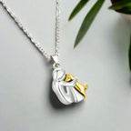 Amoria | Collier Cœur à Finition Dorée ou Noire