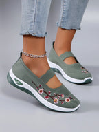 Amaya – Ballerines d’Été en Coton Brodé