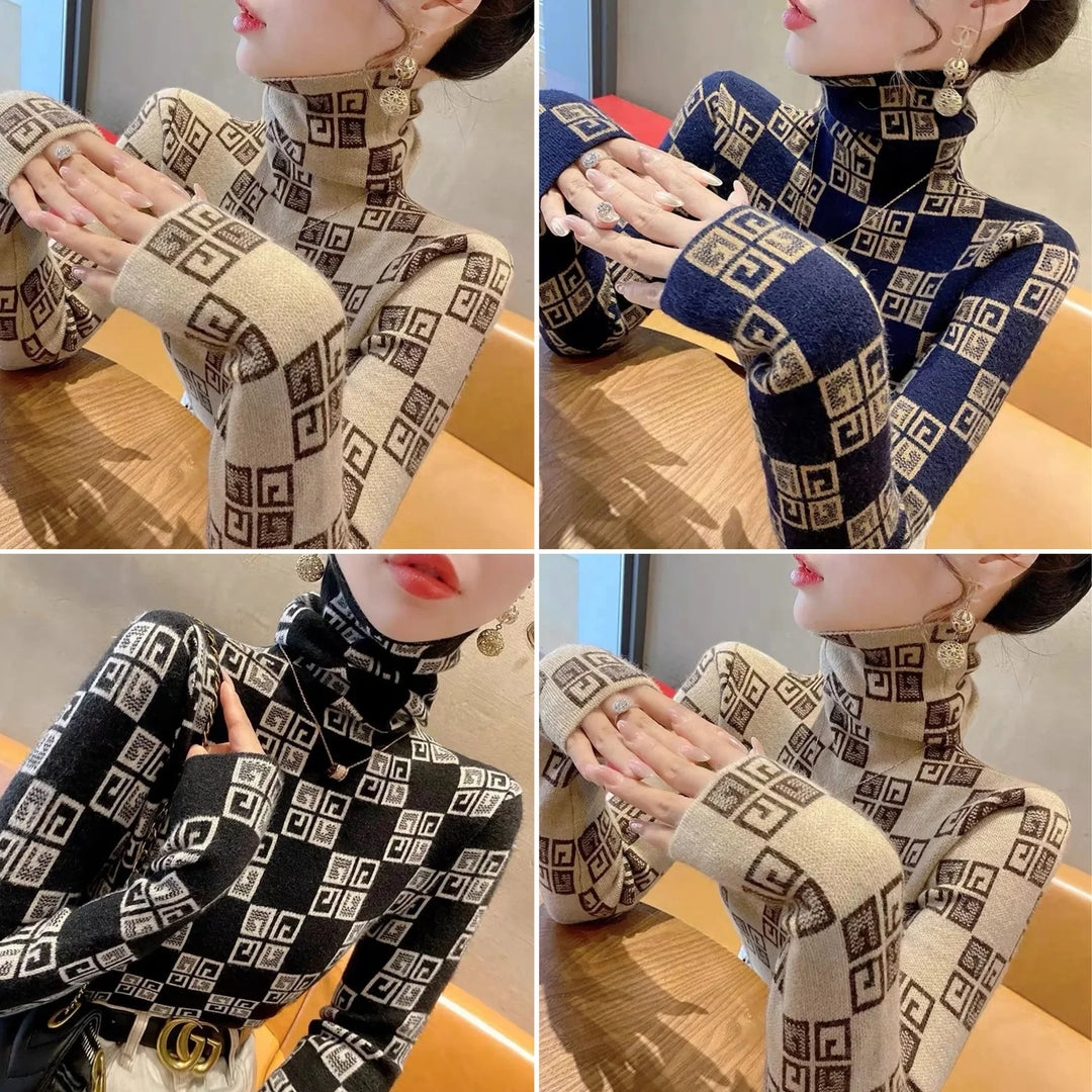 Camila Trui – warme dames wintertrui met comfortabele pasvorm en dikke stof