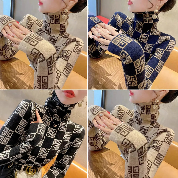 Camila Trui – warme dames wintertrui met comfortabele pasvorm en dikke stof