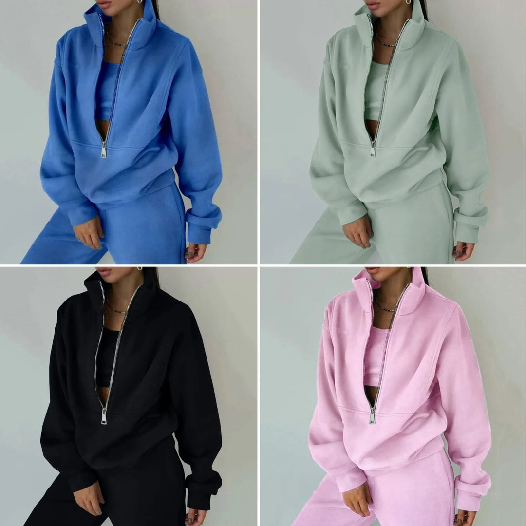 Noelle Set – Stijlvolle Dames Loungewear met Comfortabele Pasvorm voor Sport of Ontspanning