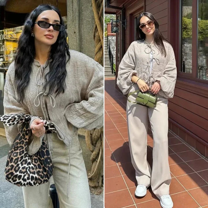 Sheena Trui – stijlvolle damestrui voor herfst en winter met flatterende pasvorm