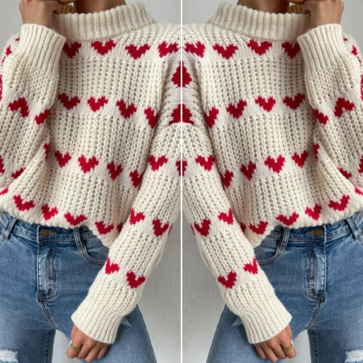 Janella dames trui – warme pullover met moderne pasvorm en elegante textuur