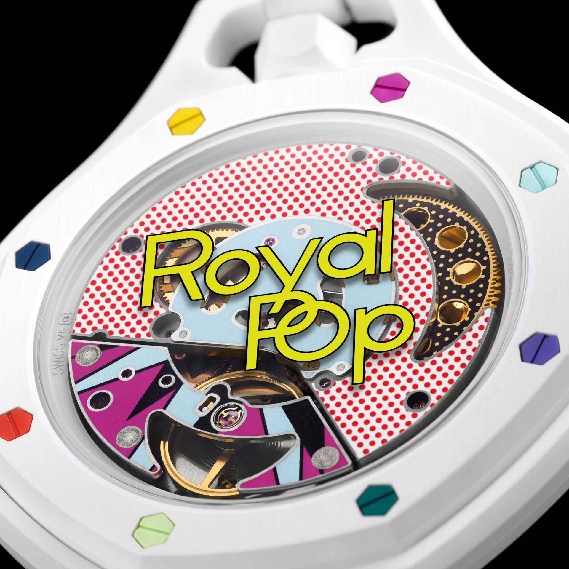 WindWatch - Montre à Remontage Manuel avec Boîtier en Céramique et Bracelet en Cuir