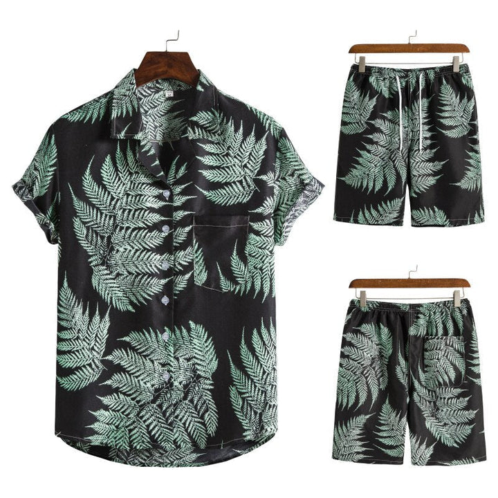 Samuel Hawaiian herencombi – zomerset met luchtig overhemd en levendige bloemenprint