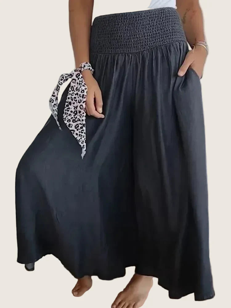 Léonie | Jean Large Taille Haute