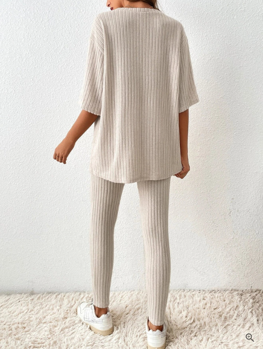 Gabriella Dames Set – Elegante Tweedelige Set met Zachte, Ademende Stoffen