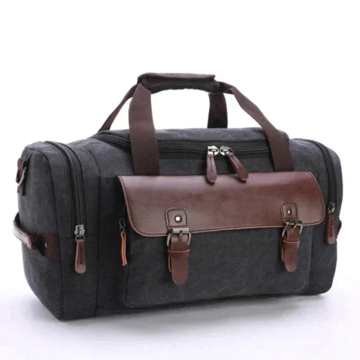 Niels Retro Titan Canvas Reistas – Klassiek Design, Moderne Functionaliteit