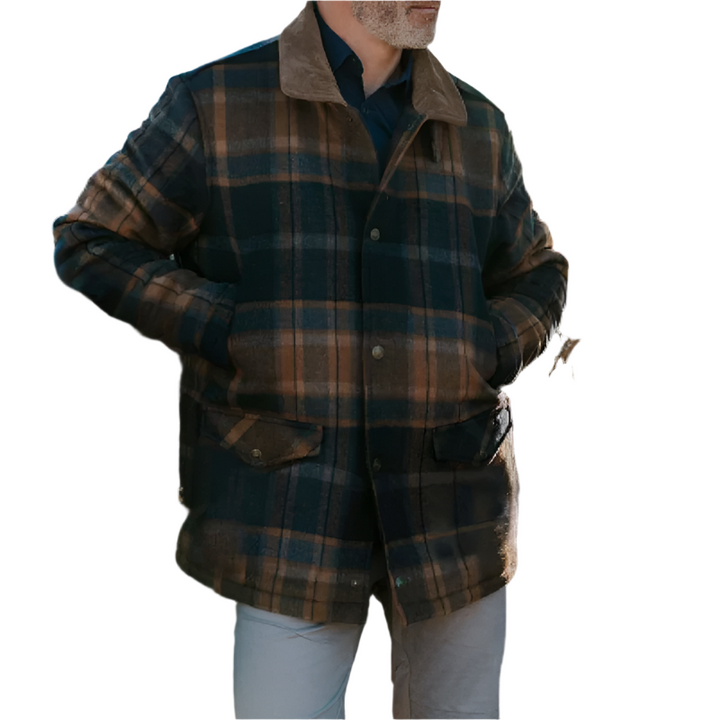 Timothy Geblokte Jas voor Heren – Tijdloze Ruitstijl met Verfijnd Comfort