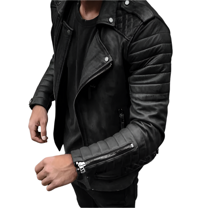 Robert Stoere Leren Jas voor Heren – Tijdloze Mannenstijl in Echt Leer