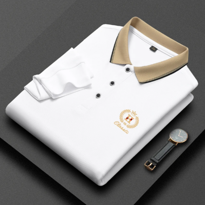 Merle Classic Gebreide Polo voor Heren – Tijdloze Stijl met Luxe Comfort