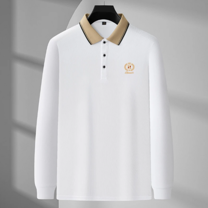 Merle Classic Gebreide Polo voor Heren – Tijdloze Stijl met Luxe Comfort