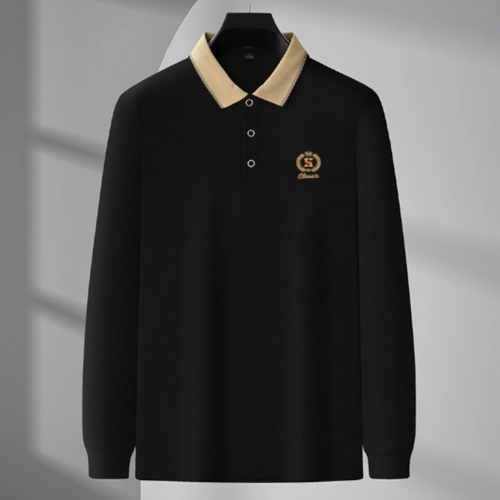 Merle Classic Gebreide Polo voor Heren – Tijdloze Stijl met Luxe Comfort