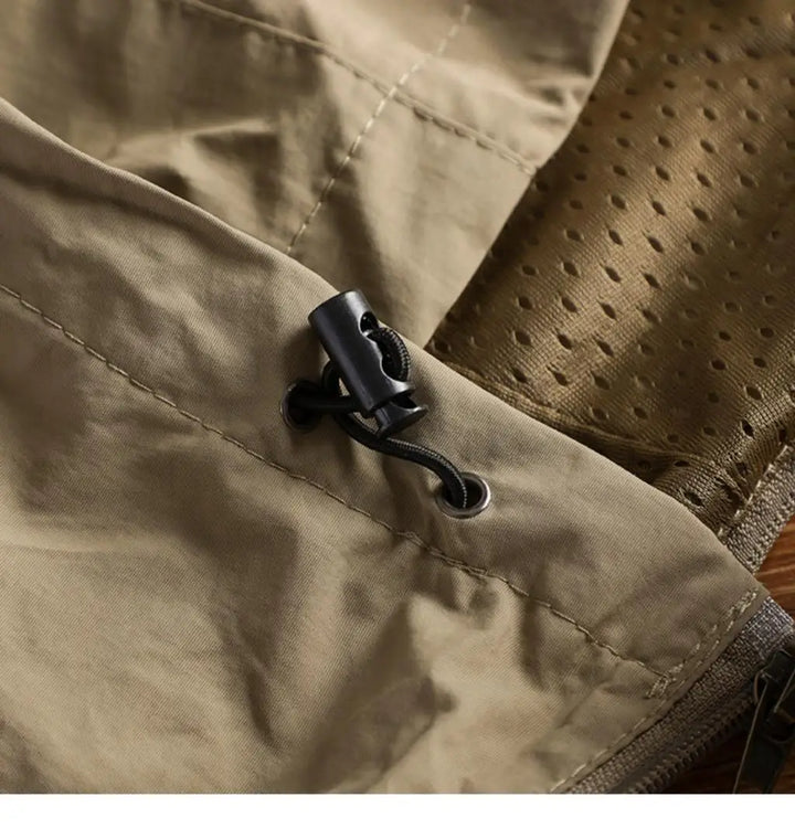 Justin outdoor windbreaker voor heren – lichtgewicht zomerjack met waterafstotende stof en verstelbare pasvorm