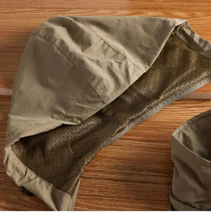 Justin outdoor windbreaker voor heren – lichtgewicht zomerjack met waterafstotende stof en verstelbare pasvorm