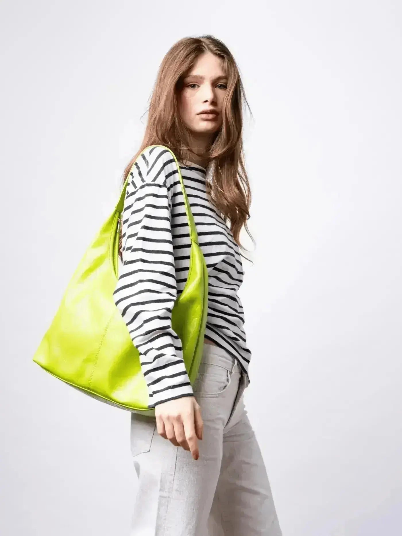 Camille | Sac cabas en cuir effet vieilli