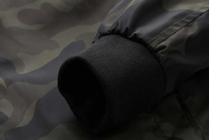 Theodore Windbreaker – lichtgewicht herenjas met Mandarijnkraag en winddichte afwerking