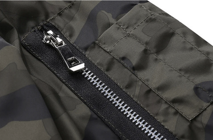 Theodore Windbreaker – lichtgewicht herenjas met Mandarijnkraag en winddichte afwerking