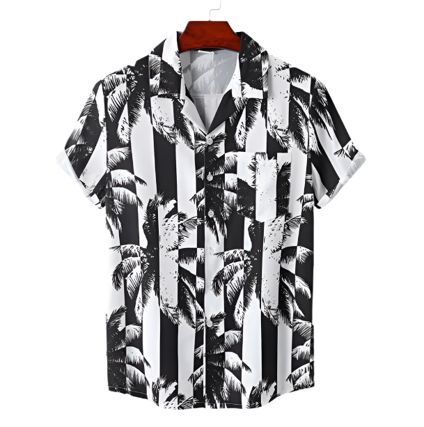 Jerry - Hawaii Surf Bloemen Blouse Voor Heren
