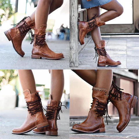 Irina Laarzen – Comfortabele Lange Dameslaarzen met Stijlvol Silhouet