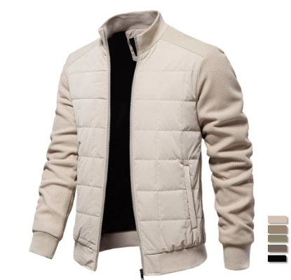 Darian Jas – Lichtgewicht Herenjas met Gewatteerde Voorkant