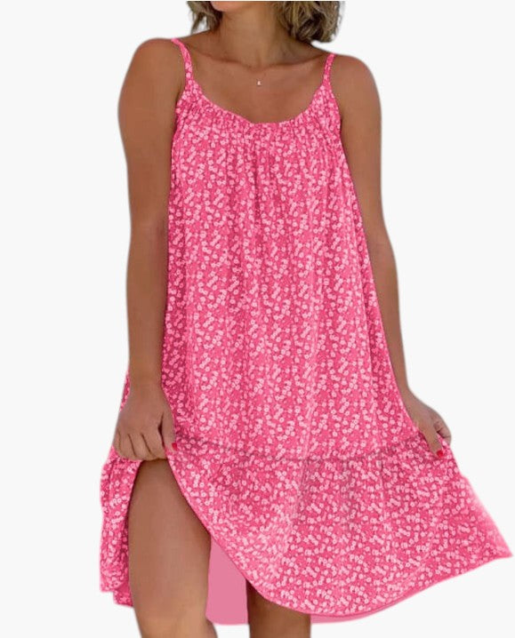 Rosalie | Robe Courte Fluide à Imprimé Délicat