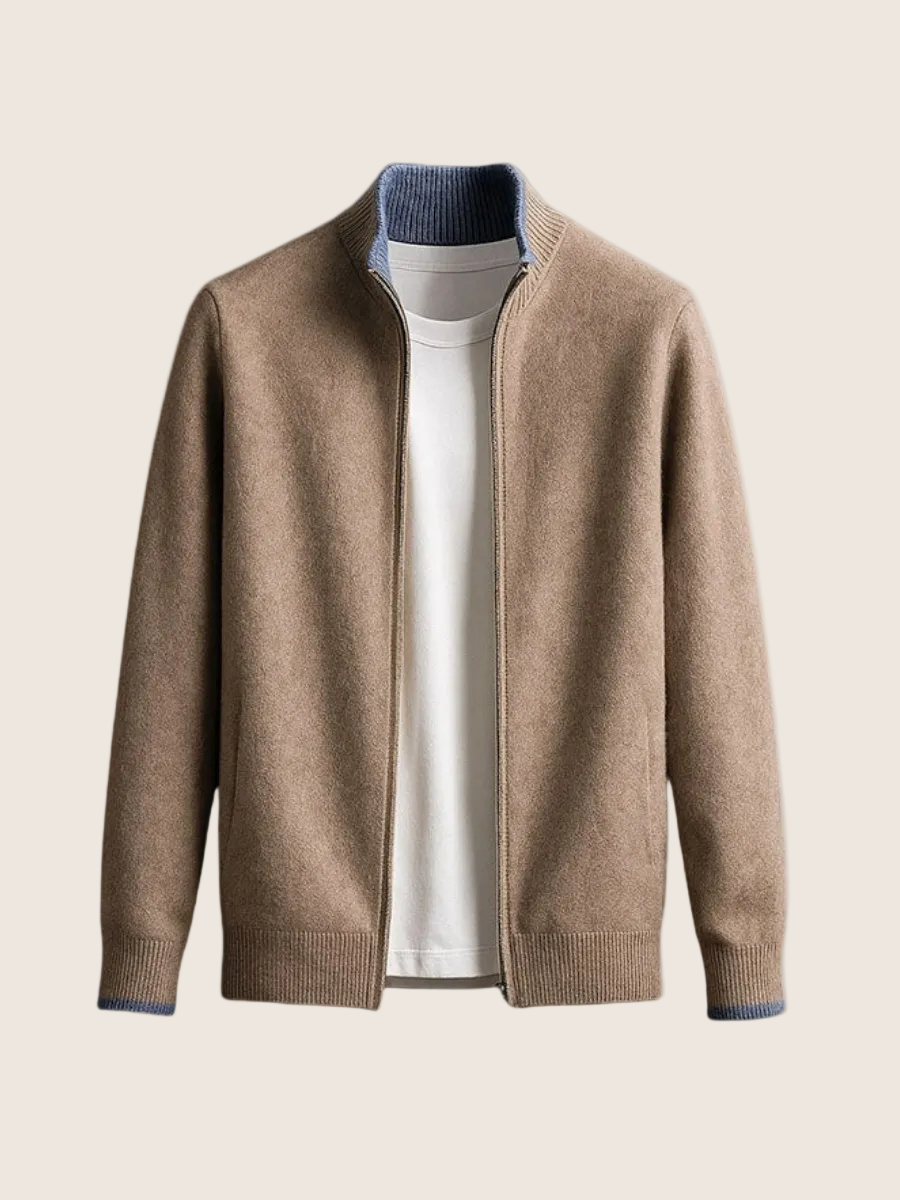Laurent | Veste en Maille Zippée